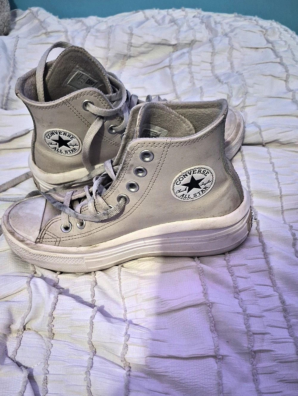 Converse Chuck Taylor All Star Move High Top Platform Gray Sneakers